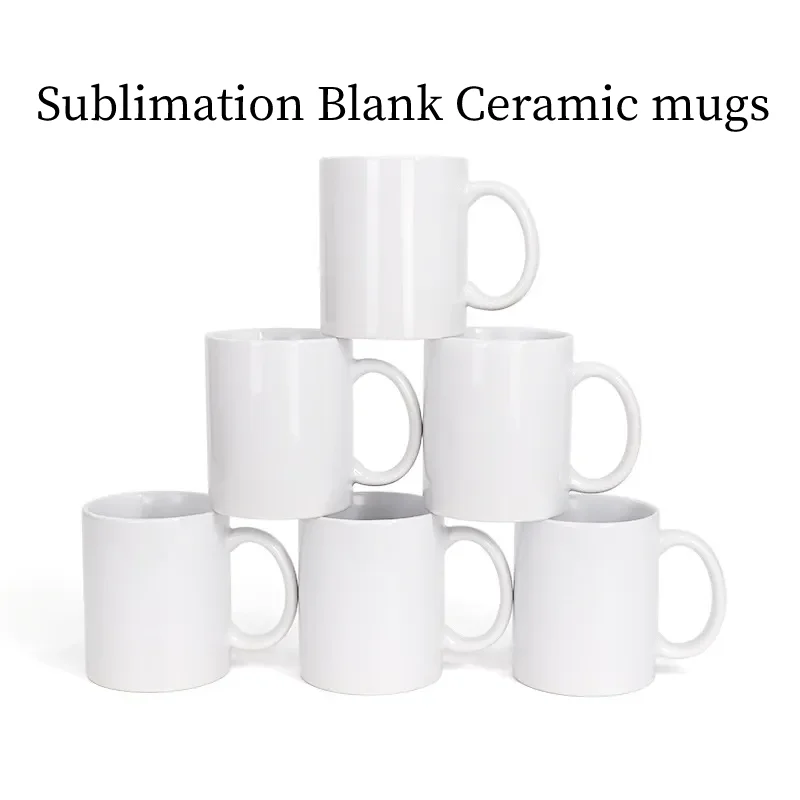 Sublimation Mug White - Tasses en céramique blanches vierges pour